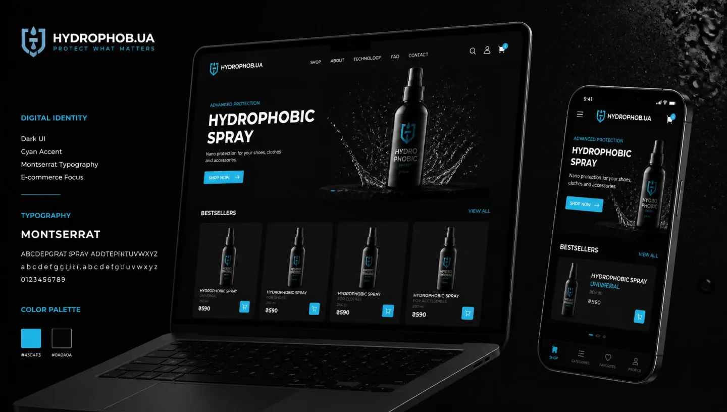 Hydrophob.ua — сайт-каталог — скріншот 4