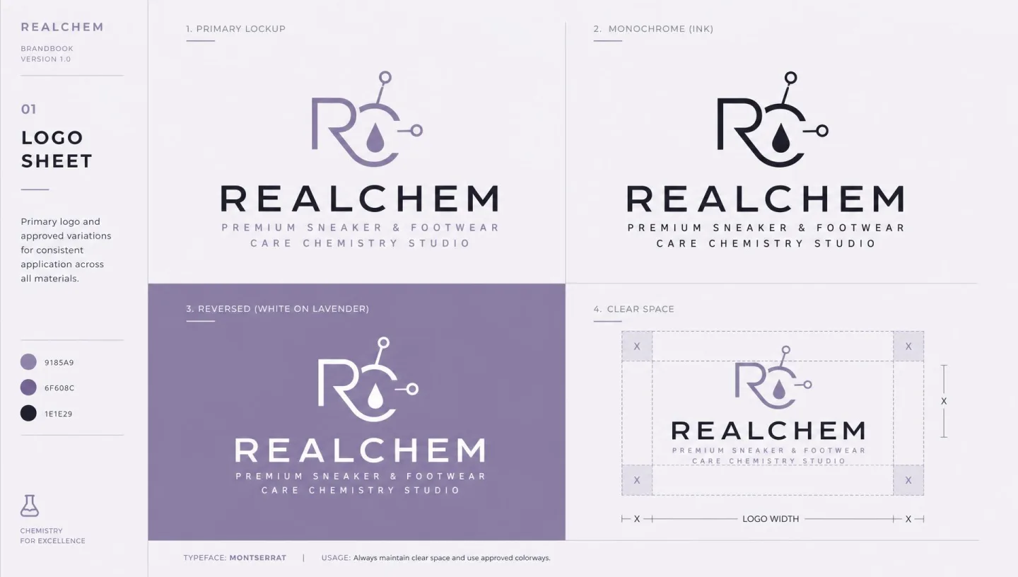 RealChem — бренд і верстка магазину — скріншот 1