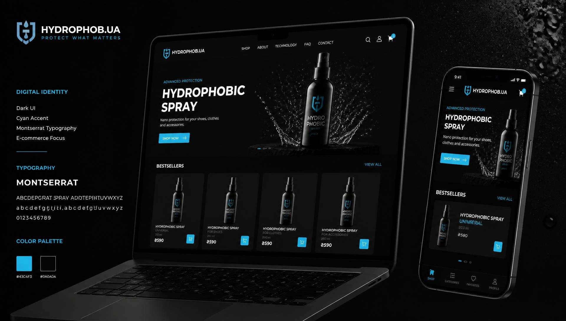 Hydrophob.ua — сайт-каталог