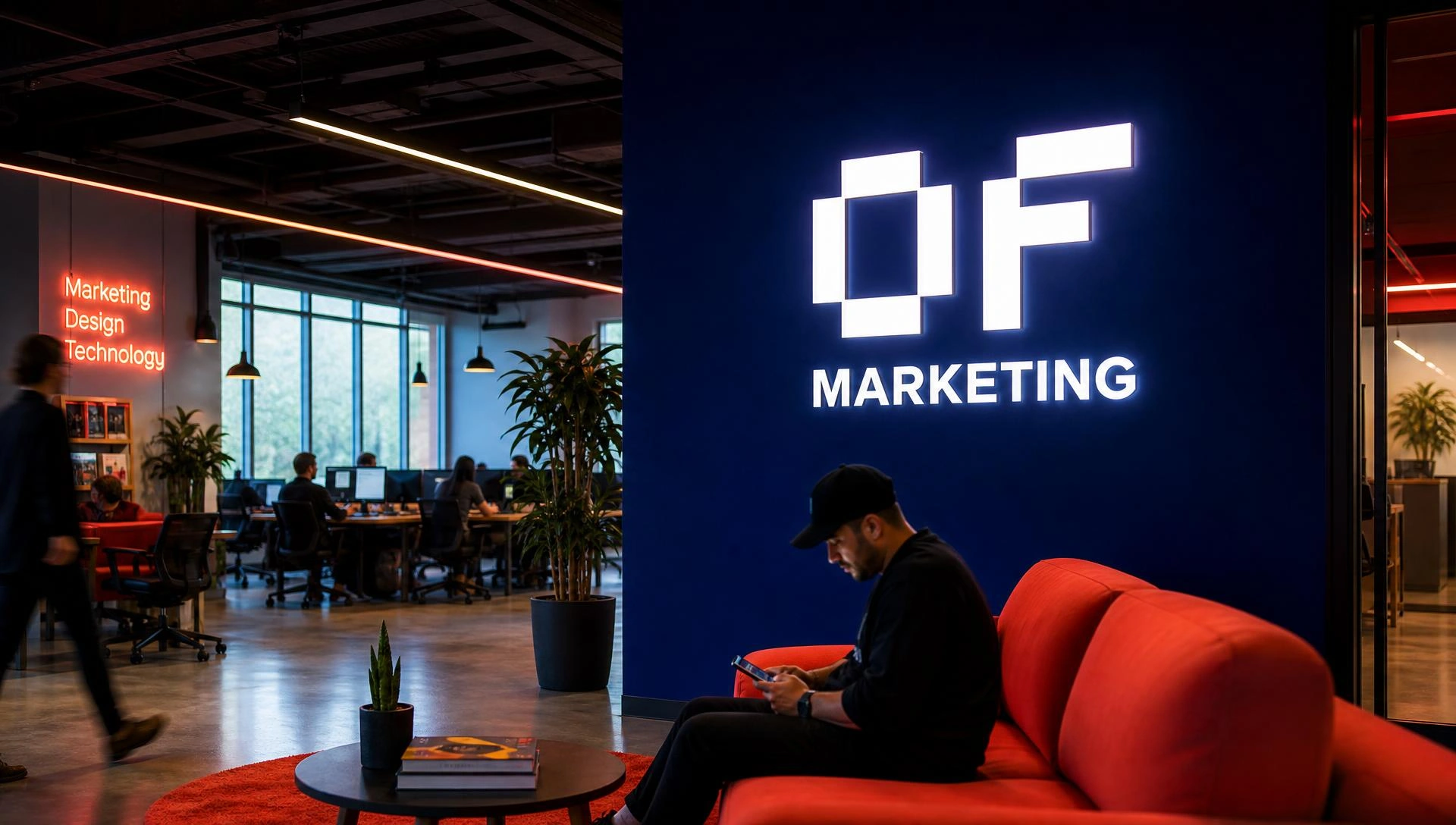 OF Marketing — сайт digital-агенції — скріншот 4